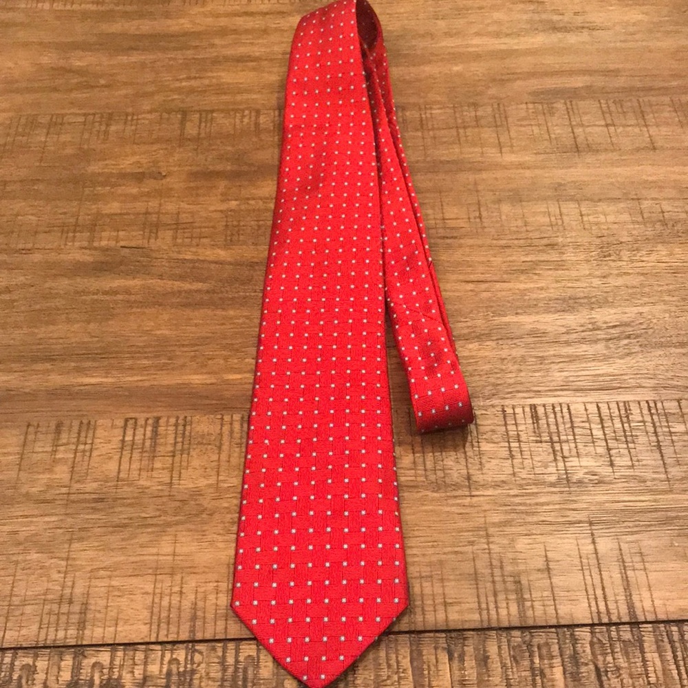 Brooks Brothers red flawless pure silk tie